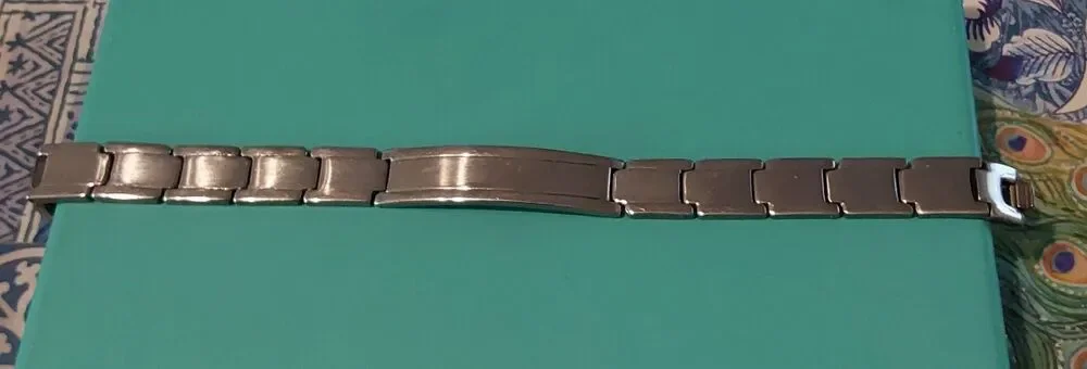 Mens' 316L Stainless Steel Engraveable ID Link Bracelet